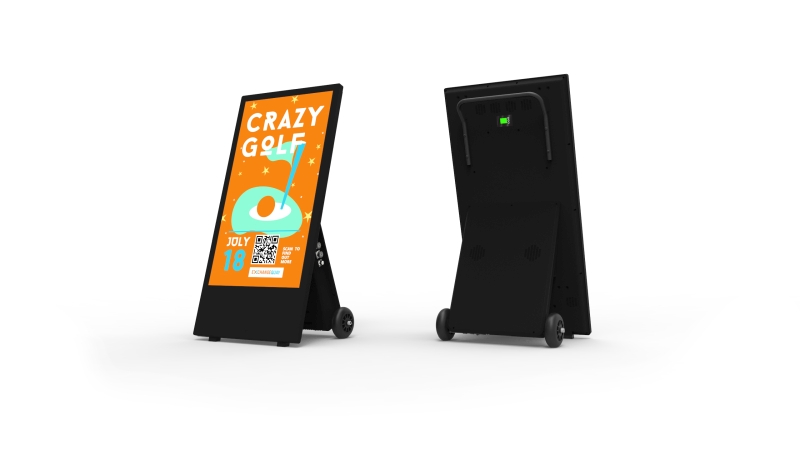 Battery powered digital A-board