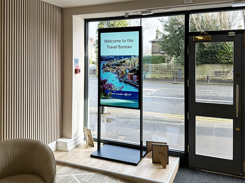 Double-sided digital display