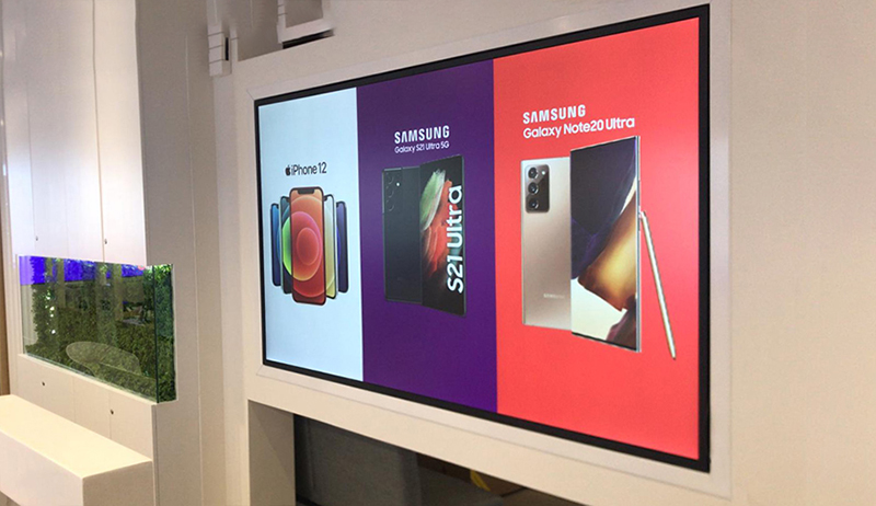 Large format commercial display