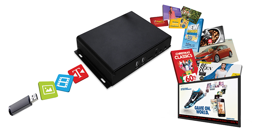 Digital signage media player