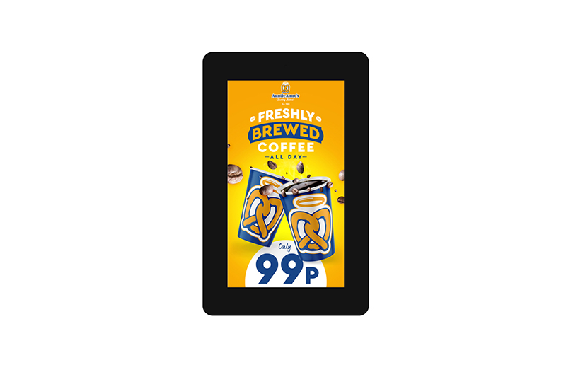 Outdoor wall-mount touchscreens