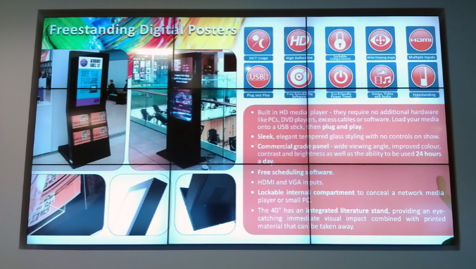 Video wall display