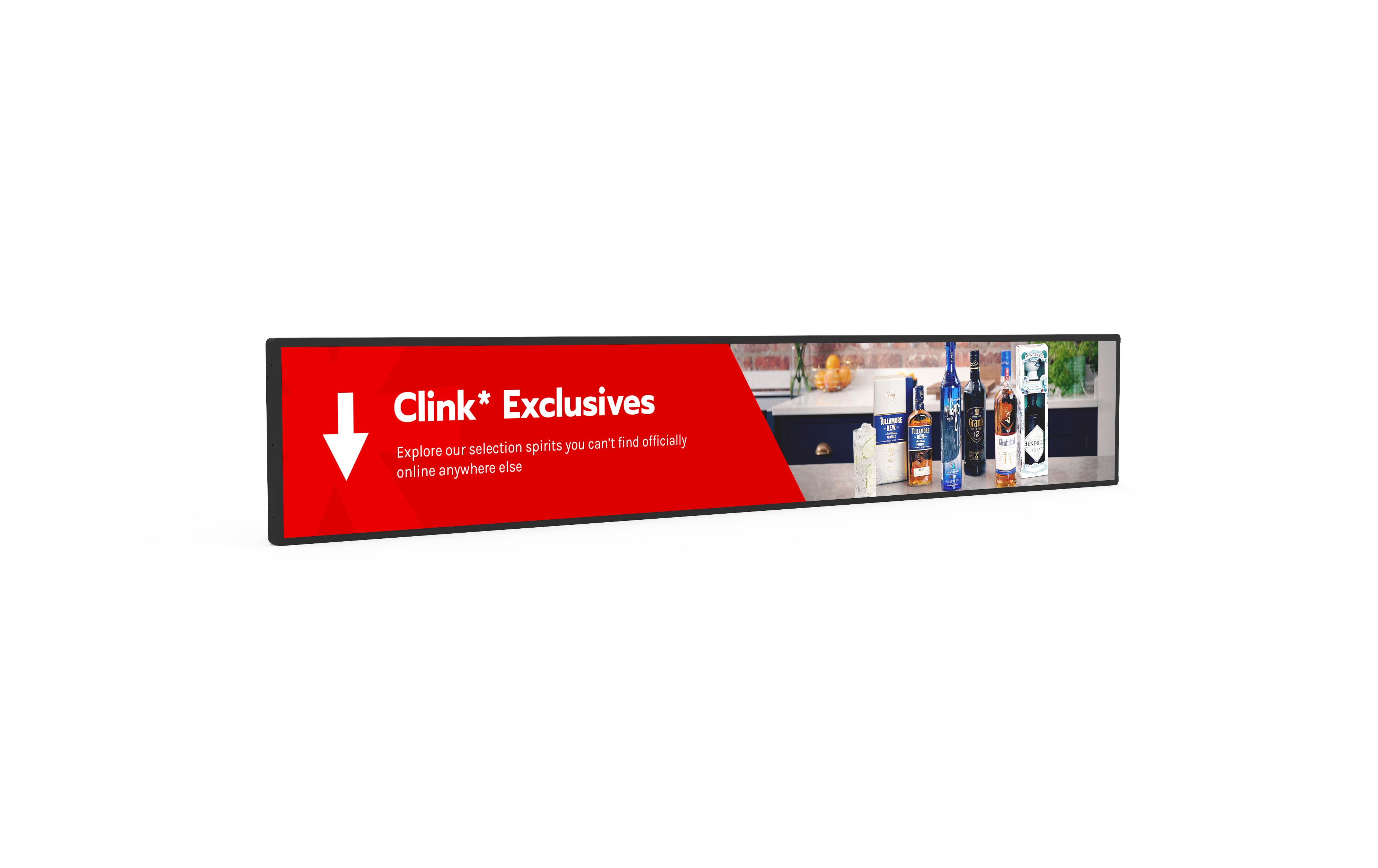 Wide format stretched display