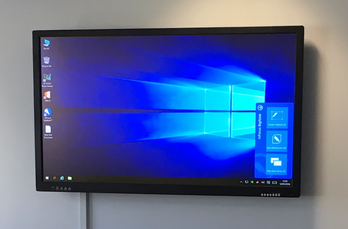 Interactive digital whiteboard